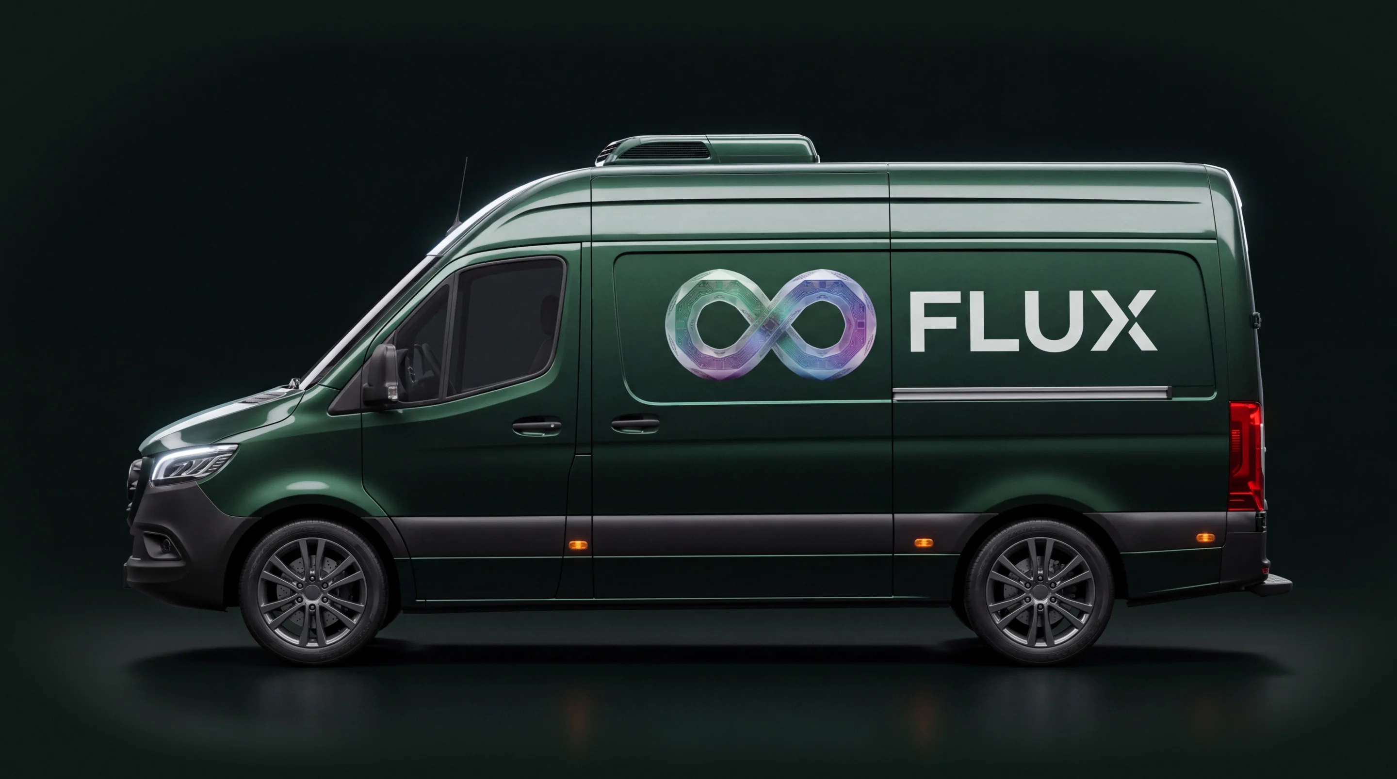 Фургон FLUX с заказом для ресторана